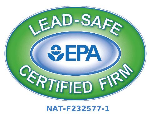 Environmental Protection Agency (EPA) Lead Safe Certified Firm NAT-F232577-1